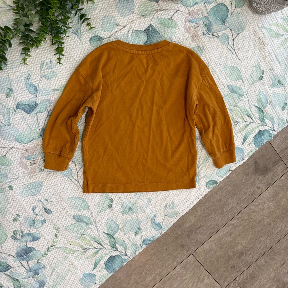 GAP X Peanuts Charlie Brown Graphic Long Sleeve Shirt Baseball Size 2T Boy HTF - Picture 11 of 14